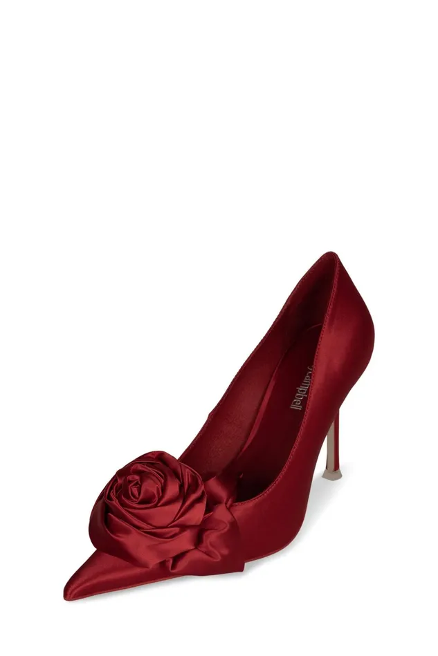 Jeffrey Campbell LAFLEUR Red Blue Combo Women Pump