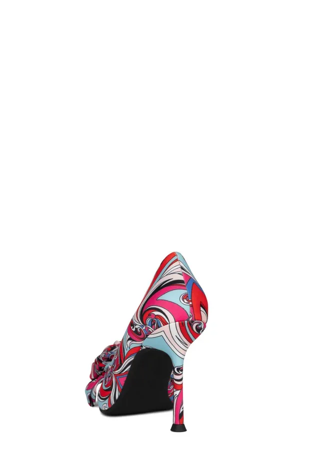 Jeffrey Campbell LAFLEUR Red Blue Combo Women Pump