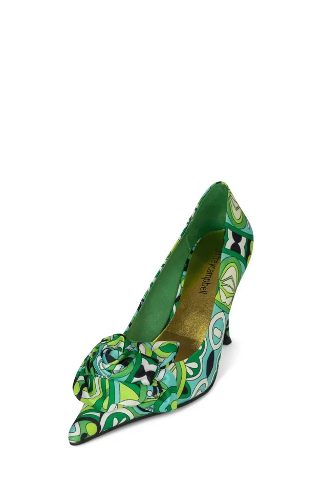 Jeffrey Campbell LAFLEUR Red Blue Combo Women Pump