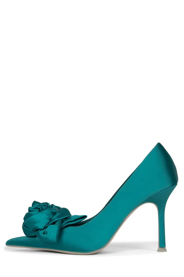 Jeffrey Campbell LAFLEUR Red Blue Combo Women Pump