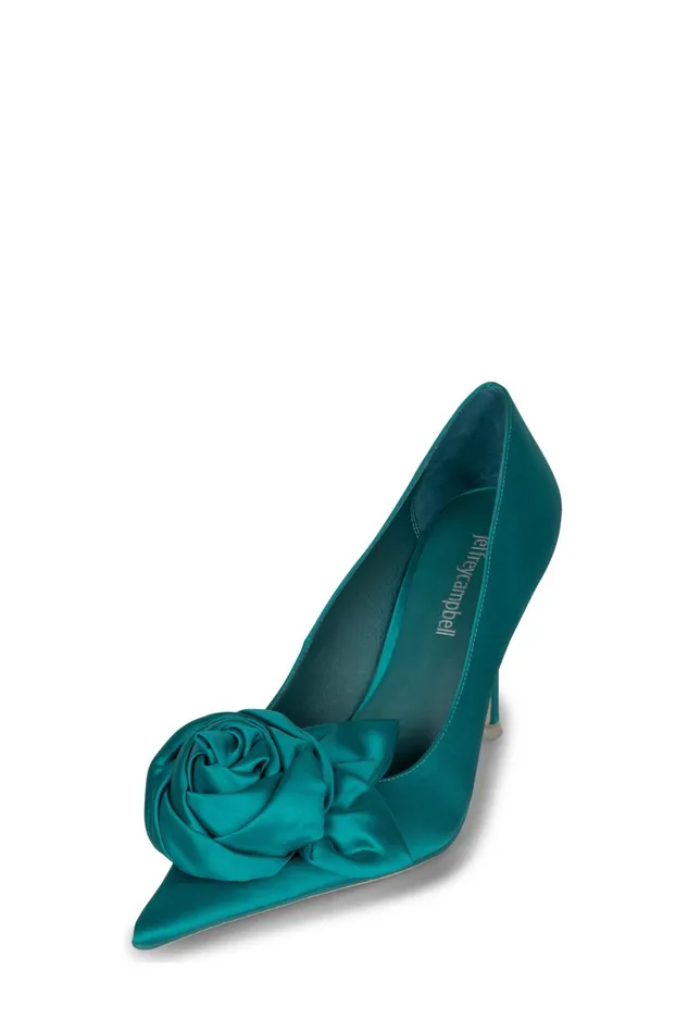 Jeffrey Campbell LAFLEUR Red Blue Combo Women Pump