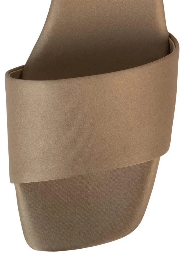 Jeffrey Campbell LOWKEY Beige Satin Women Heel