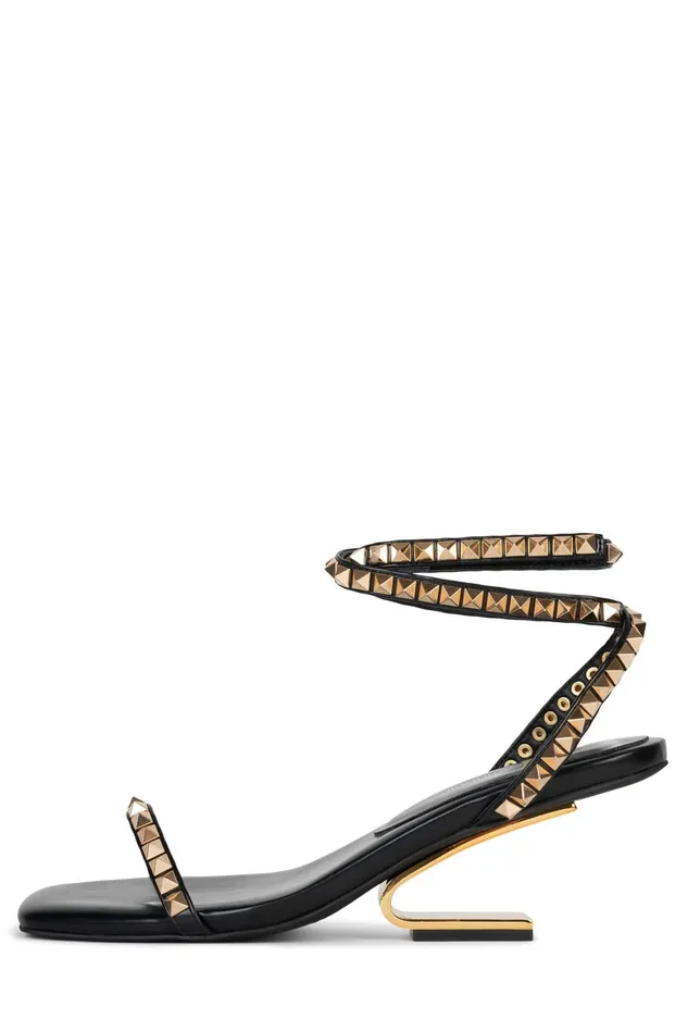 Jeffrey Campbell LUXORLB Beige Gold Women Heel