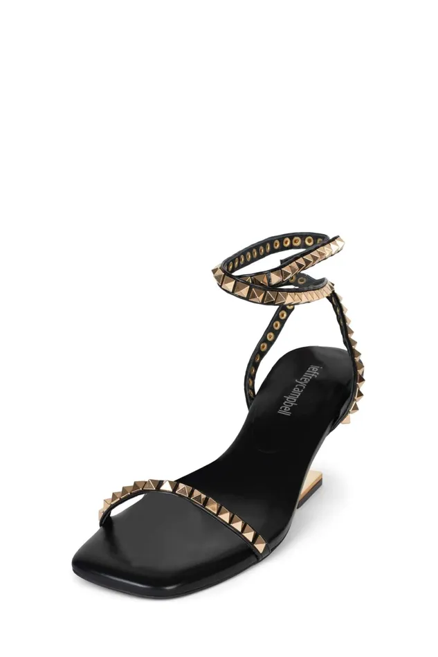 Jeffrey Campbell LUXORLB Beige Gold Women Heel