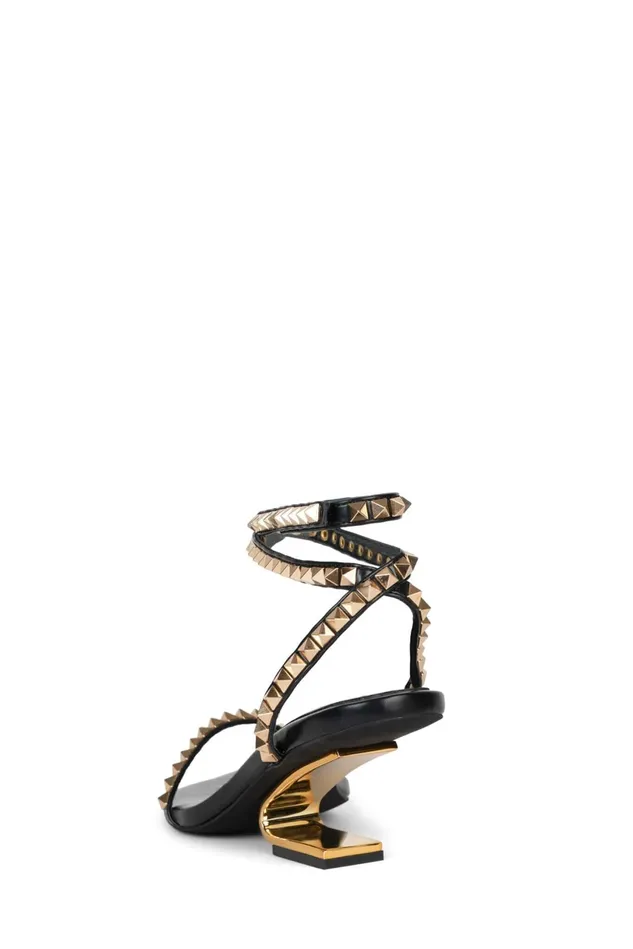 Jeffrey Campbell LUXORLB Beige Gold Women Heel