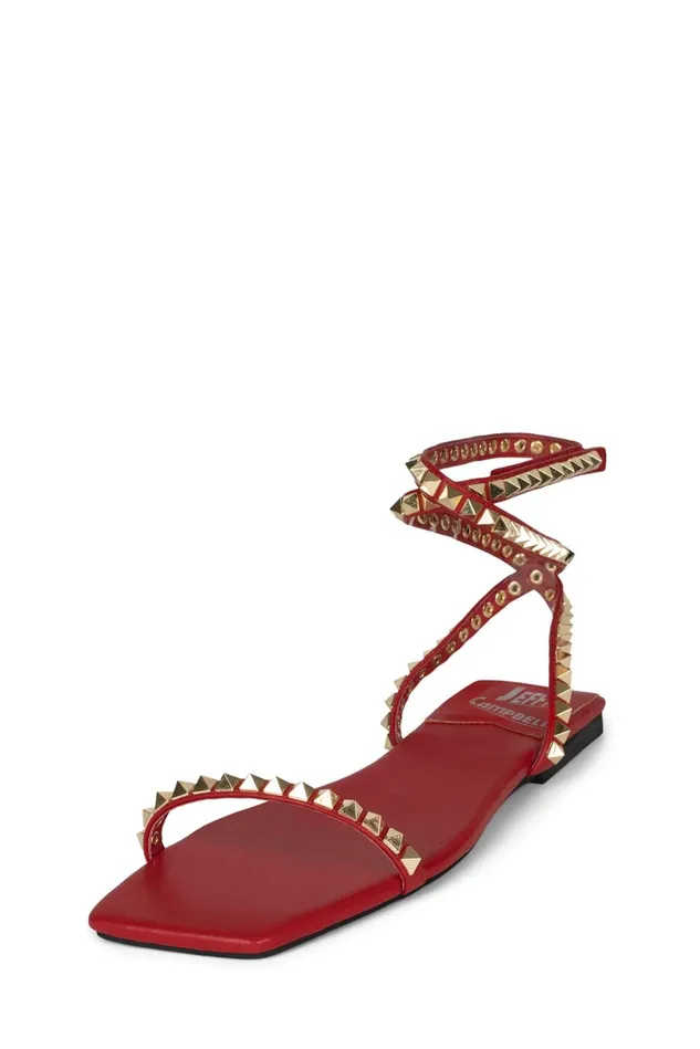 Jeffrey Campbell LUXOR White Silver Women Flat
