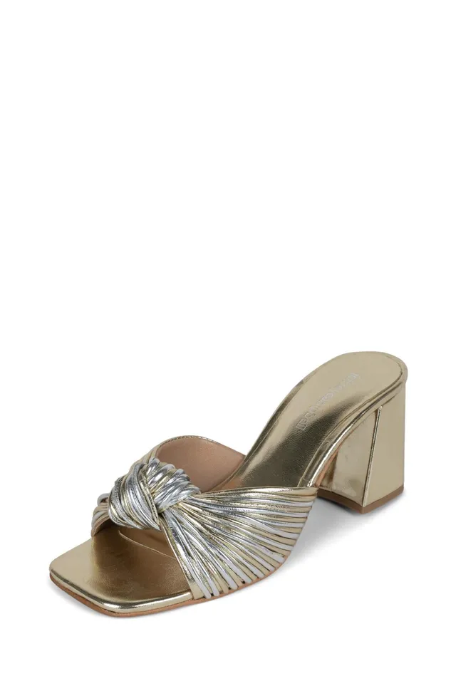 Jeffrey Campbell MELONGER2 Silver Gold Women Heel