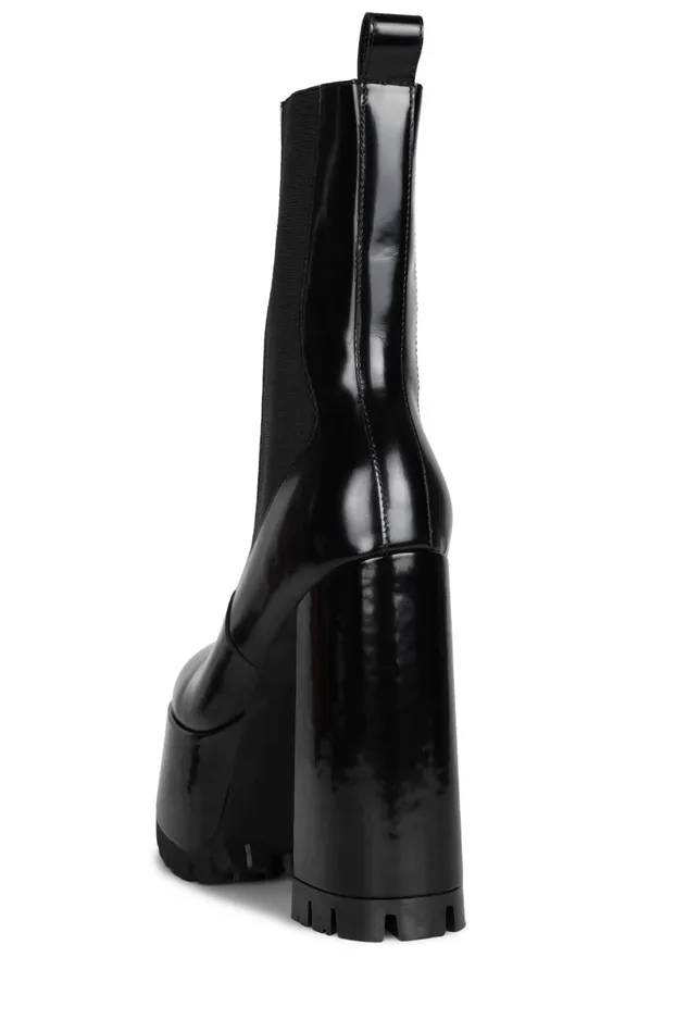 Jeffrey Campbell MOB2 Black Box Women Ankle To Mid