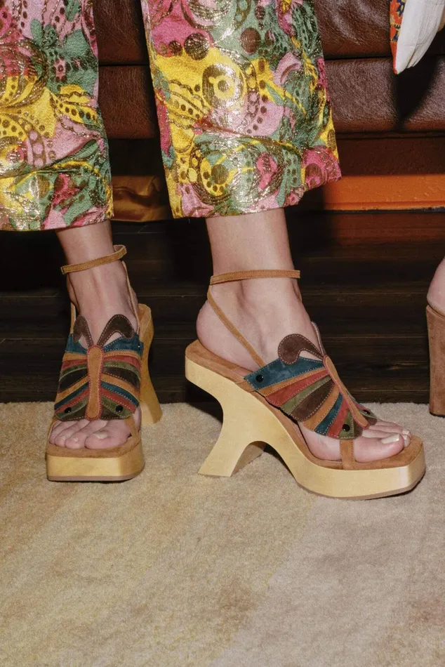 Jeffrey Campbell MORPHO Pink Lilac Suede Multi Women Sandal