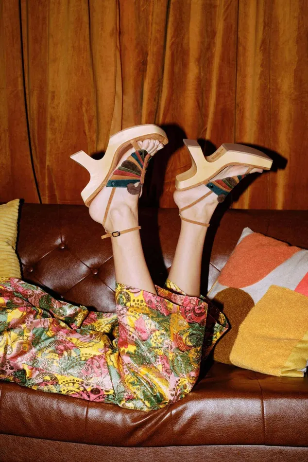 Jeffrey Campbell MORPHO Pink Lilac Suede Multi Women Sandal