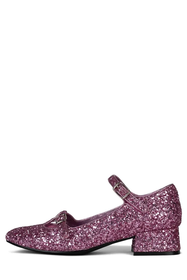 Jeffrey Campbell MUSICAL Fuchsia Glitter Women Pump