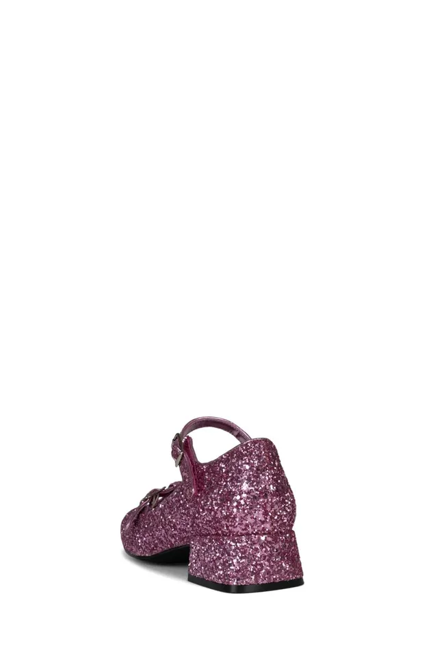 Jeffrey Campbell MUSICAL Fuchsia Glitter Women Pump