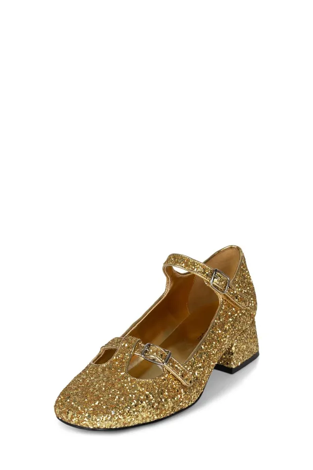 Jeffrey Campbell MUSICAL Fuchsia Glitter Women Pump