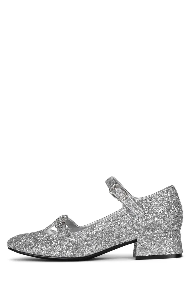 Jeffrey Campbell MUSICAL Fuchsia Glitter Women Pump