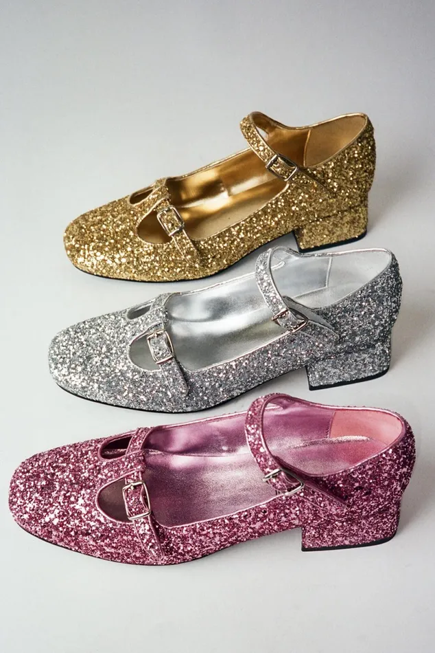 Jeffrey Campbell MUSICAL Fuchsia Glitter Women Pump