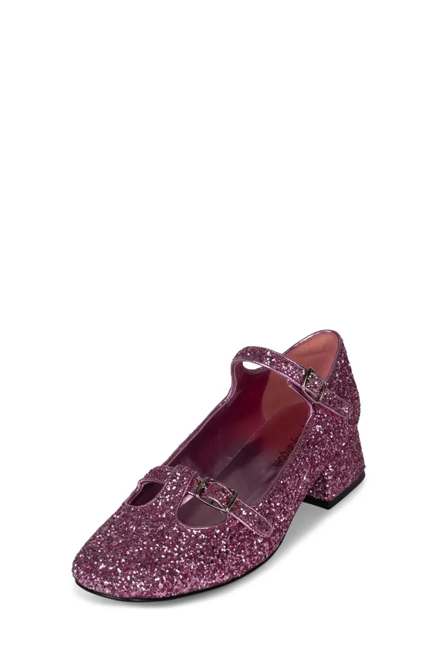 Jeffrey Campbell MUSICAL Fuchsia Glitter Women Pump