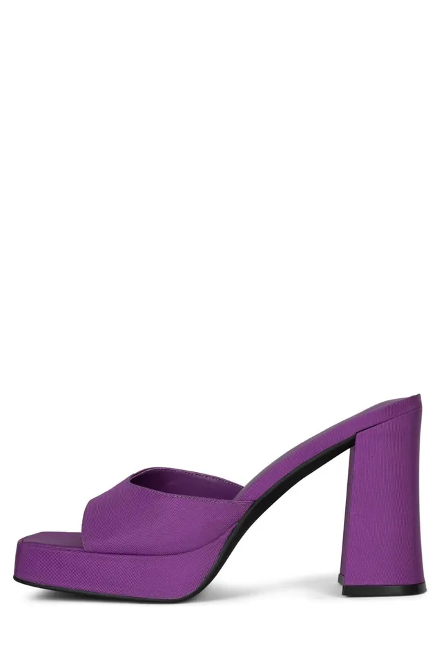 Jeffrey Campbell NINETY Purple Faille Women Heel