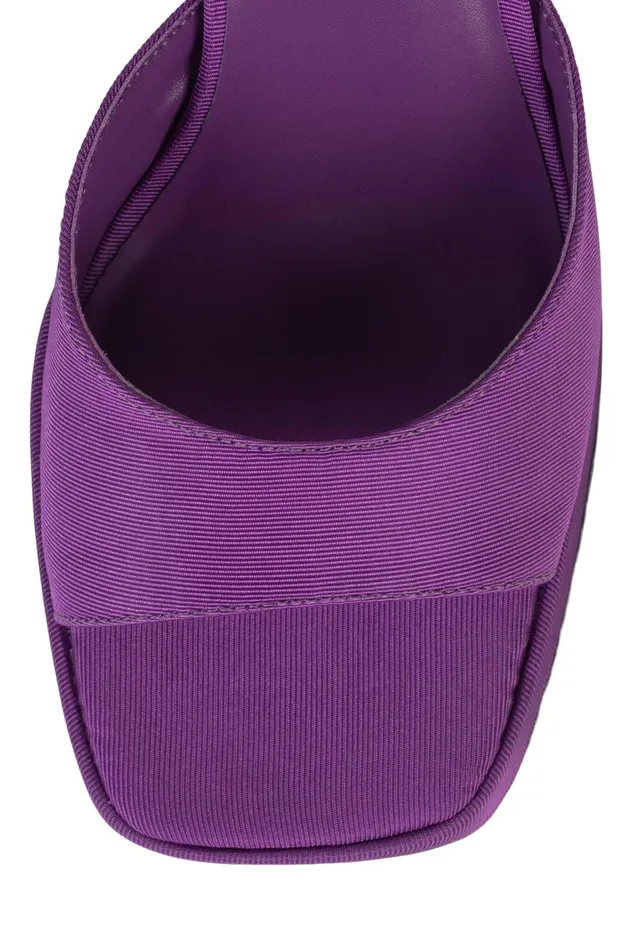 Jeffrey Campbell NINETY Purple Faille Women Heel