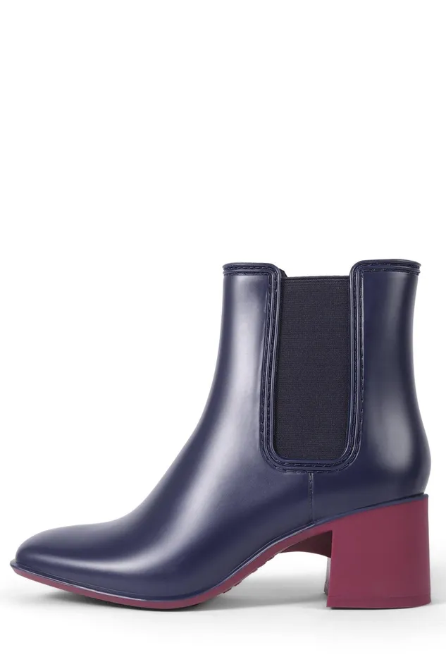 Jeffrey Campbell RAINYDAY Navy Combo Women Rain Boots