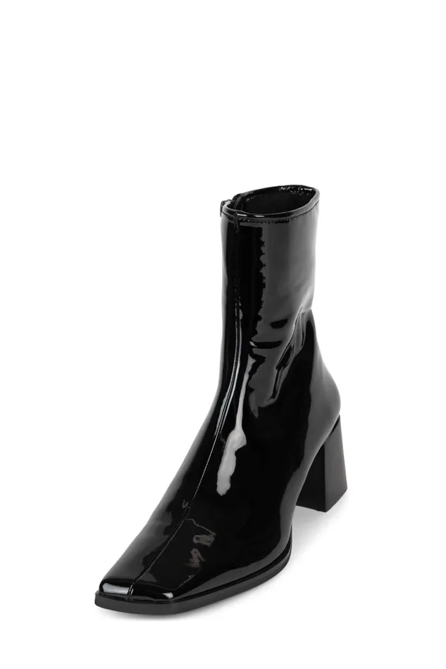 Jeffrey Campbell SLIQUE Ivory Patent Women Ankle To Mid