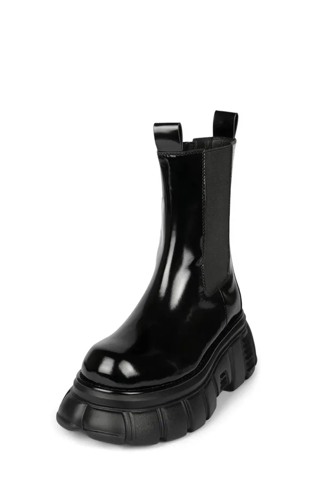 Jeffrey Campbell STOMPED Black Box Women Ankle To Mid