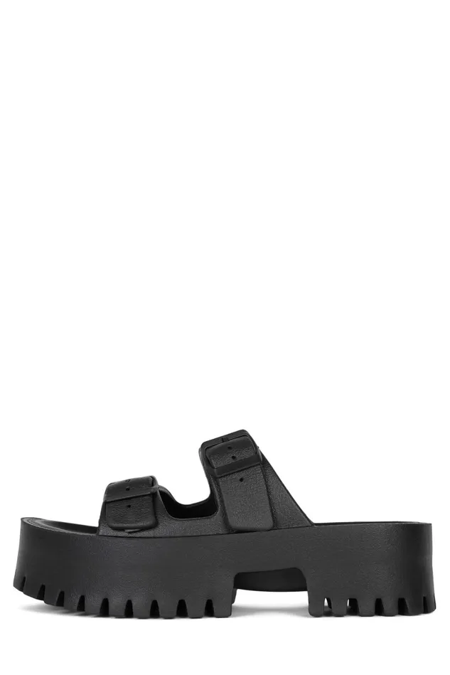 Jeffrey Campbell STROLLON Black Women Sandals Under 100