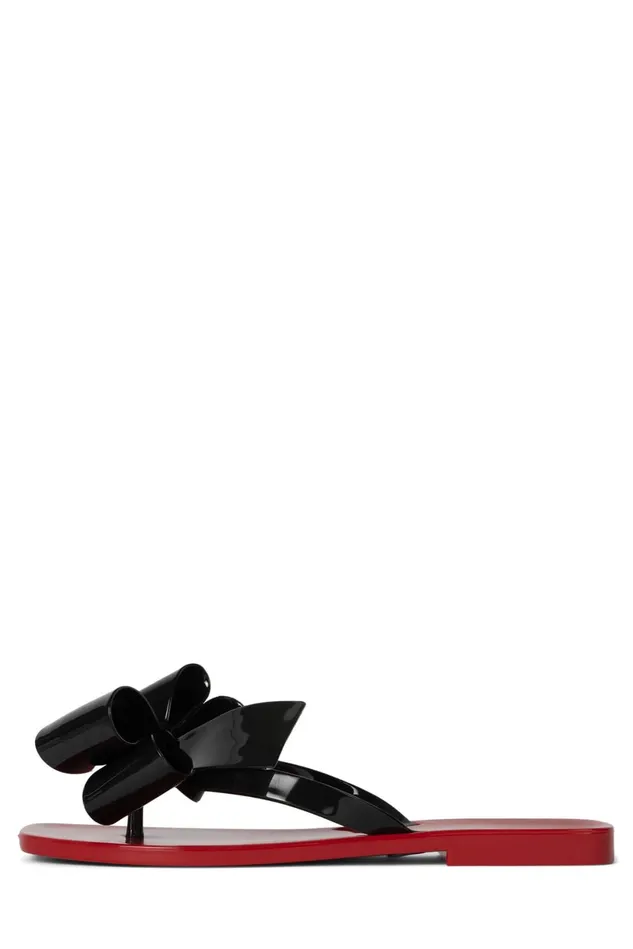Jeffrey Campbell SUGARY Red Shiny Black Shiny Women Sandals Under 100