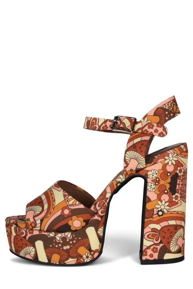 Jeffrey Campbell SUMMERS3 Multi Mushroom Women Sandal