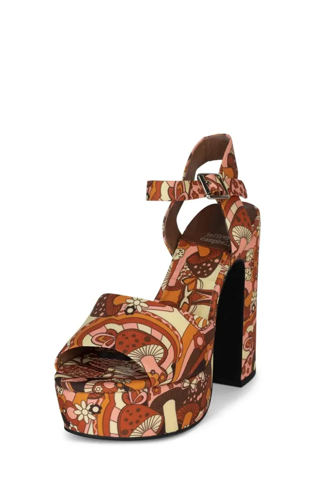 Jeffrey Campbell SUMMERS3 Multi Mushroom Women Sandal