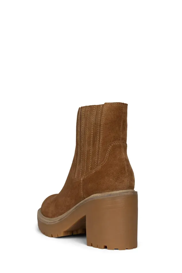 Jeffrey Campbell TUCKEE Sand Suede Women Ankle To Mid