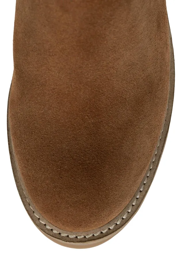 Jeffrey Campbell TUCKEE Sand Suede Women Ankle To Mid