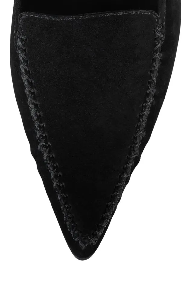 Jeffrey Campbell WHIMSICAL Black Suede Women Pump