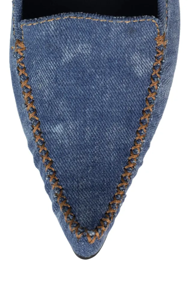 Jeffrey Campbell WHIMSICAL Blue Denim Women Pump