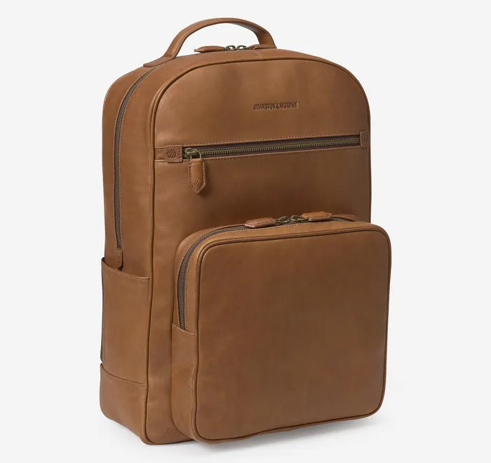JohnstonandMurphy Backpacks and Briefcases Rhodes Backpack Tan Full Grain 8211 Men JohnstonandMurphy Backpacks and Briefcases Rhodes Backpack Tan Full Grain 8211 Men