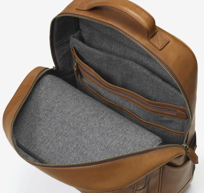 JohnstonandMurphy Backpacks and Briefcases Rhodes Backpack Tan Full Grain 8211 Men JohnstonandMurphy Backpacks and Briefcases Rhodes Backpack Tan Full Grain 8211 Men