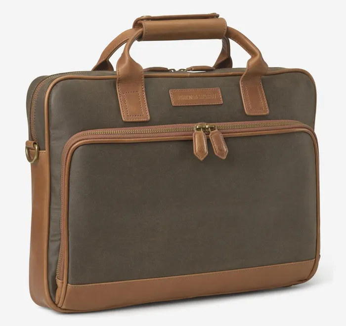 JohnstonandMurphy Backpacks and Briefcases Rhodes Briefcase Brown Antique Cotton Tan Full Grain 8211 Men JohnstonandMurphy Backpacks and Briefcases Rhodes Briefcase Brown Antique Cotton Tan Full Grain 8211 Men