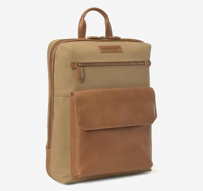 JohnstonandMurphy Backpacks and Briefcases Rhodes Commuter Backpack Camel Antique Cottontan Full Grain 8211 Men JohnstonandMurphy Backpacks and Briefcases Rhodes Commuter Backpack Camel Antique Cottontan Full Grain 8211 Men