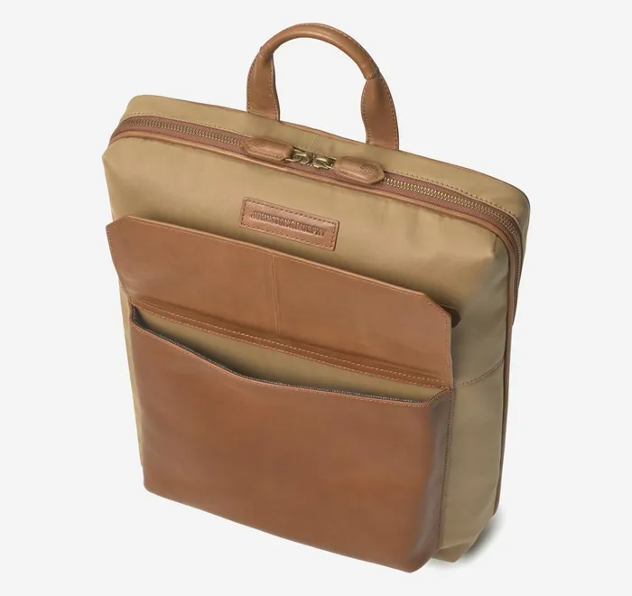 JohnstonandMurphy Backpacks and Briefcases Rhodes Commuter Backpack Camel Antique Cottontan Full Grain 8211 Men JohnstonandMurphy Backpacks and Briefcases Rhodes Commuter Backpack Camel Antique Cottontan Full Grain 8211 Men