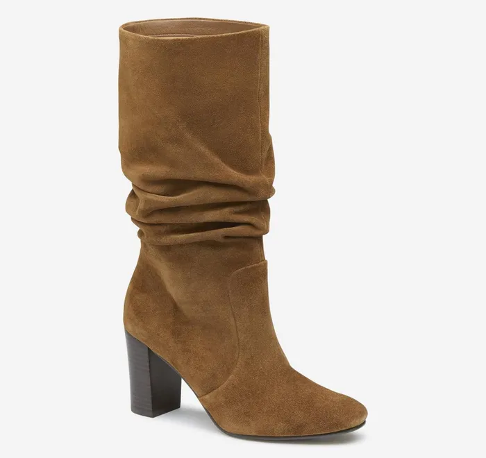 JohnstonandMurphy Boots and Booties Charlotte Slouch Boot Whiskey Suede 8211 Women JohnstonandMurphy Boots and Booties Charlotte Slouch Boot Whiskey Suede 8211 Women
