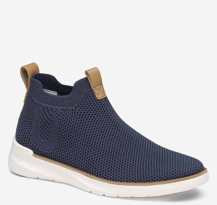 JohnstonandMurphy Boots and Booties Emery Knit Chelsea Boot Navy Knit 8211 Women JohnstonandMurphy Boots and Booties Emery Knit Chelsea Boot Navy Knit 8211 Women