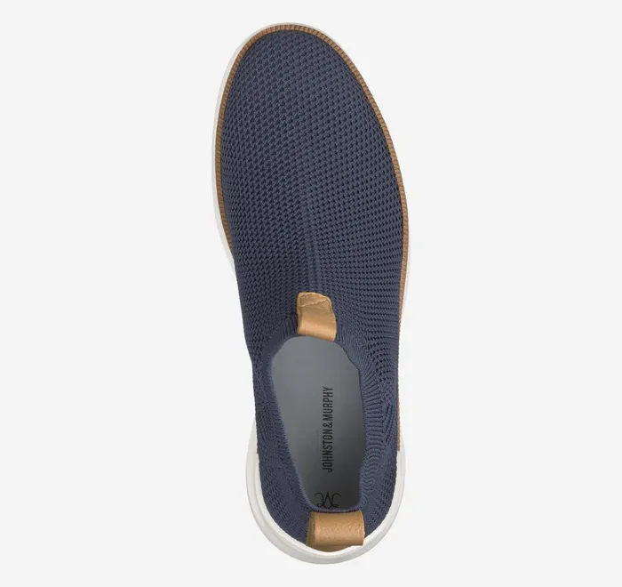 JohnstonandMurphy Boots and Booties Emery Knit Chelsea Boot Navy Knit 8211 Women JohnstonandMurphy Boots and Booties Emery Knit Chelsea Boot Navy Knit 8211 Women