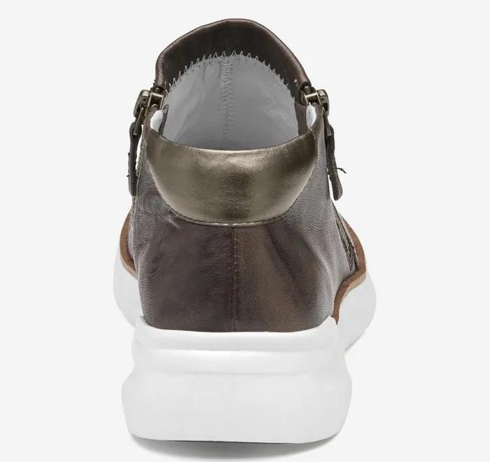 JohnstonandMurphy Boots and Booties Emery Zip Bootie Dark Taupe Washed Italian Sheepskin 8211 Women JohnstonandMurphy Boots and Booties Emery Zip Bootie Dark Taupe Washed Italian Sheepskin 8211 Women