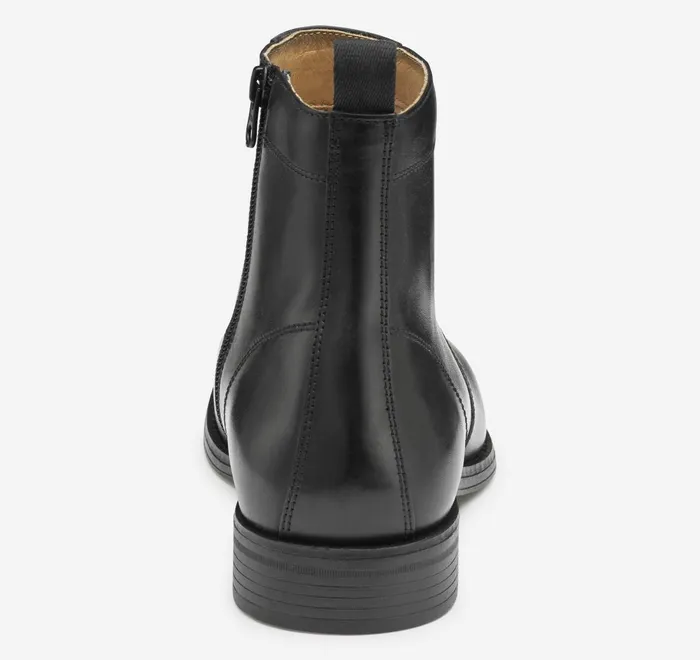 JohnstonandMurphy Boots Lewis Zip Boot Black Full Grain 8211 Men JohnstonandMurphy Boots Lewis Zip Boot Black Full Grain 8211 Men