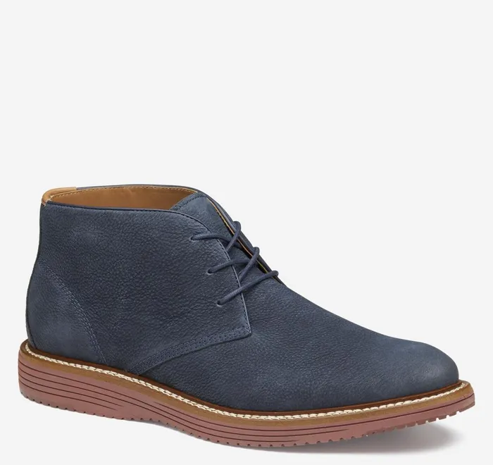 JohnstonandMurphy Boots Upton Chukka Navy Nubuck 8211 Men