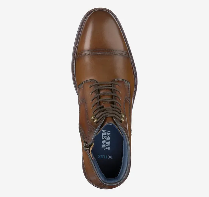 JohnstonandMurphy Boots Xc Flex Raleigh Cap Toe Zip Boot Tan Full Grain 8211 Men JohnstonandMurphy Boots Xc Flex Raleigh Cap Toe Zip Boot Tan Full Grain 8211 Men