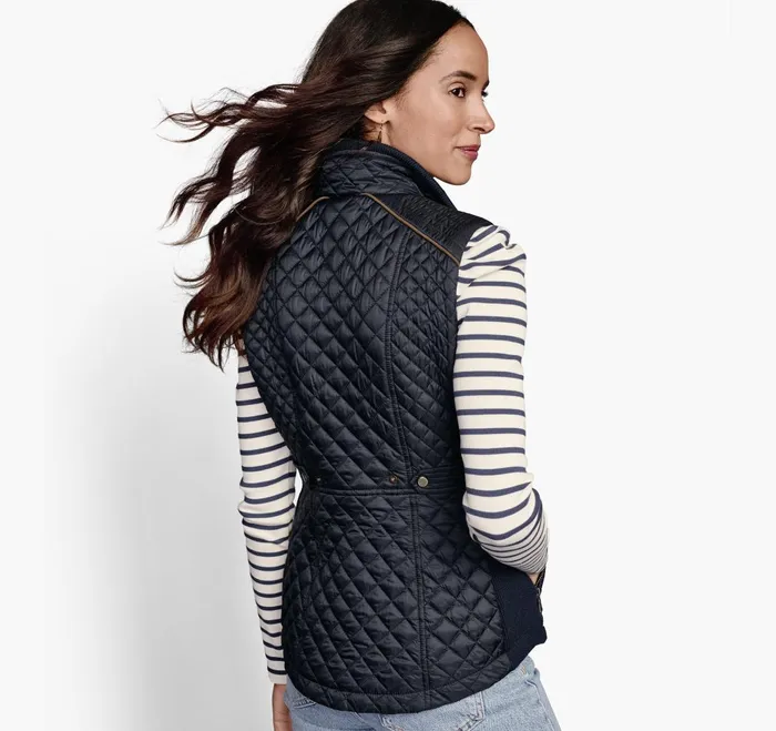 JohnstonandMurphy Coats Jackets and Vests Quilted Vest Navy 8211 Women JohnstonandMurphy Coats Jackets and Vests Quilted Vest Navy 8211 Women