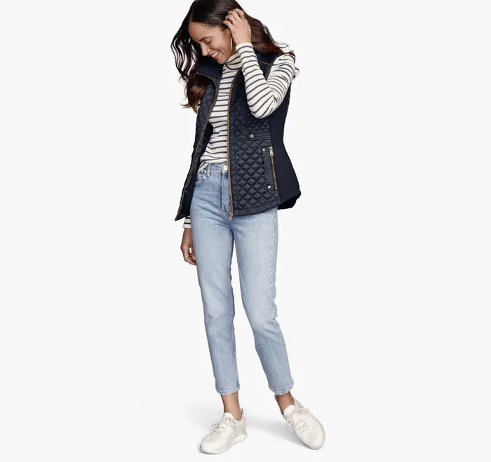 JohnstonandMurphy Coats Jackets and Vests Quilted Vest Navy 8211 Women JohnstonandMurphy Coats Jackets and Vests Quilted Vest Navy 8211 Women