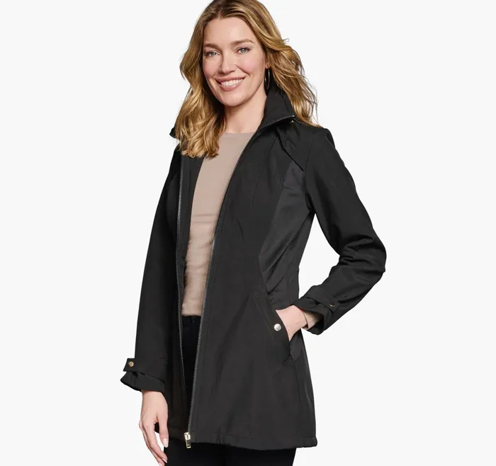 JohnstonandMurphy Coats Jackets and Vests Softshell Jacket Black 8211 Women