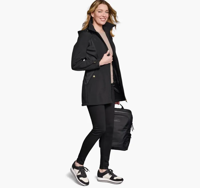 JohnstonandMurphy Coats Jackets and Vests Softshell Jacket Black 8211 Women JohnstonandMurphy Coats Jackets and Vests Softshell Jacket Black 8211 Women