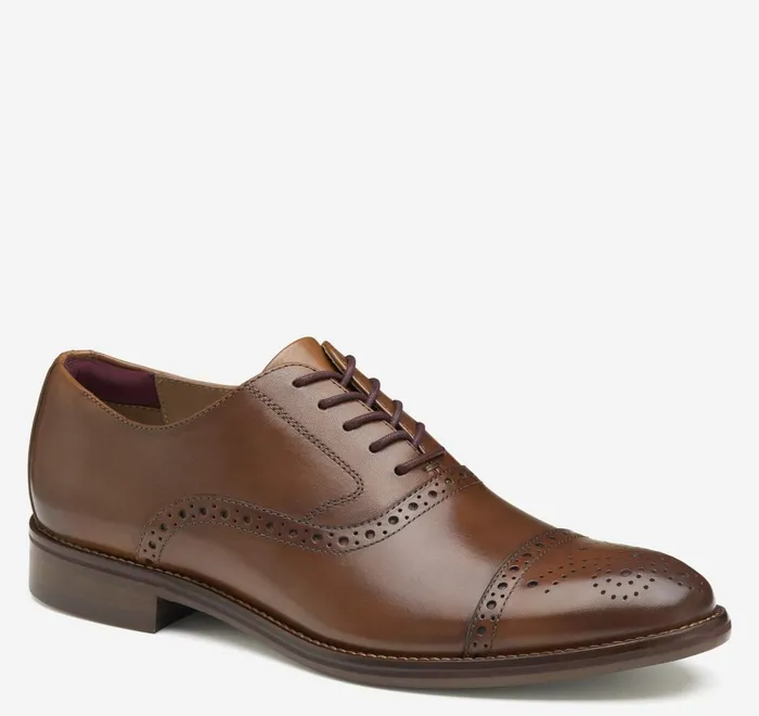 JohnstonandMurphy Dress Shoes Conard 20 Cap Toe Tan Full Grain 8211 Men JohnstonandMurphy Dress Shoes Conard 20 Cap Toe Tan Full Grain 8211 Men